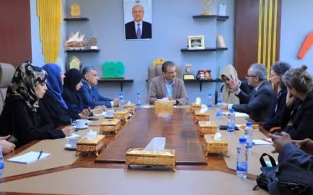 وزير الدولة محافظ العاصمة عدن يستعرض مع سفراء الاتحاد الأوروبي مستجدات الأوضاع في عدن ..