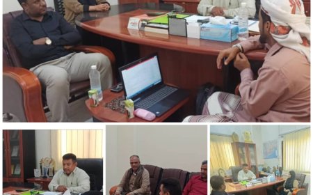 مدير صحة الجوف ومديري مستشفى الكلى بشبوة والريادة في عدن ومدير مبادرة شباب القبيطة والمطبخ الخيري يزورون الحكمة