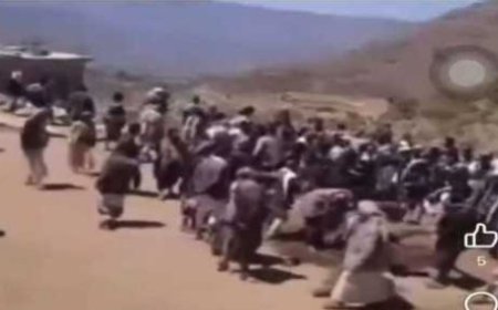 قيادي حو,,ثي يستخرج جثة مواطن من قبره في إب....