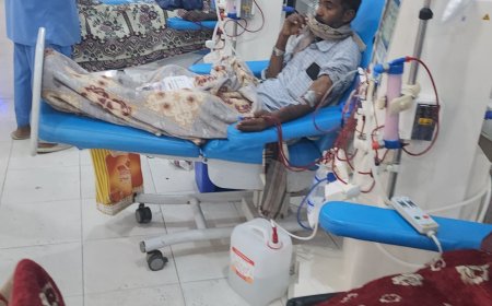 مياه المجاري تطفح في غرفة الغسيل الكلوي بمستشفى الجمهورية بعدن