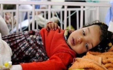 وفاة طفلين وإصابة المئات جراء الحصبة في تعز ....