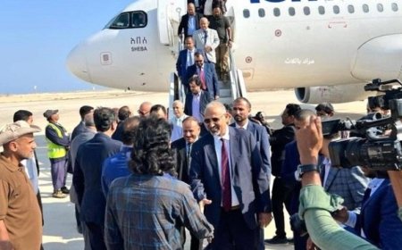 في زيارة تفقدية عضو الرئاسي الزبيدي يصل إلى المكلا عاصمة حضرموت ..