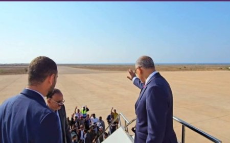 اللواء  الزُبيدي يختتم زياراته لمحافظات الجنوب ويعود إلى العاصمة عدن....