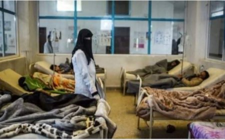 حوالي 10 آلاف حالة إصابة بالكوليرا في اليمن....