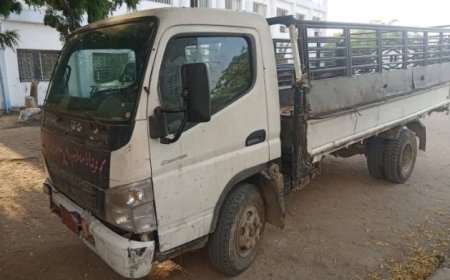 الأجهزة الأمنية في محافظة أبين تستعيد شاحنة مسروقة ..