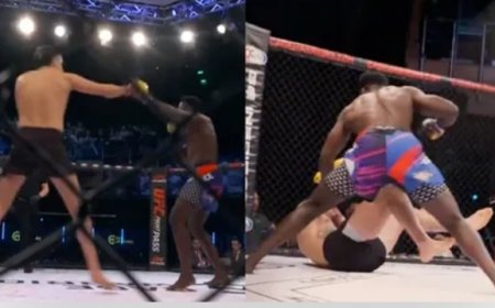 باهاتي يسجل أسرع ضربة قاضية في "قفص المحاربين" وسط جدل......