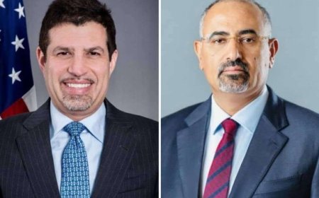 الزُبيدي يلتقي السفير الأمريكي ويؤكد أن تأمين الملاحة الدولية يتطلب القضاء على الميليشيات الحو,,ثية ...