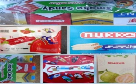 هيئة المواصفات والمقاييس ترفض حلوى أطفال على شكل سجائر...