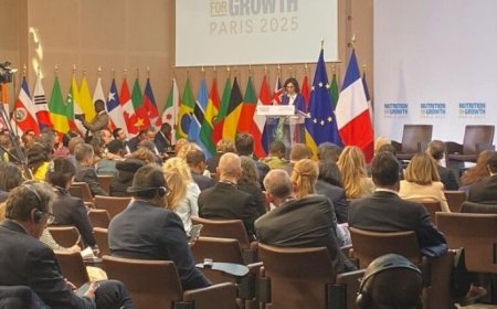 الجمهورية اليمنية في قمة التغذية في فرنسا ..