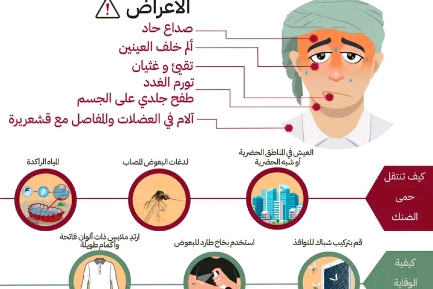 منظمة الصحة العالمية.ترصد أكثر من 1,450 حالة إصابة بحمى الضنك في المحافظات اليمن...