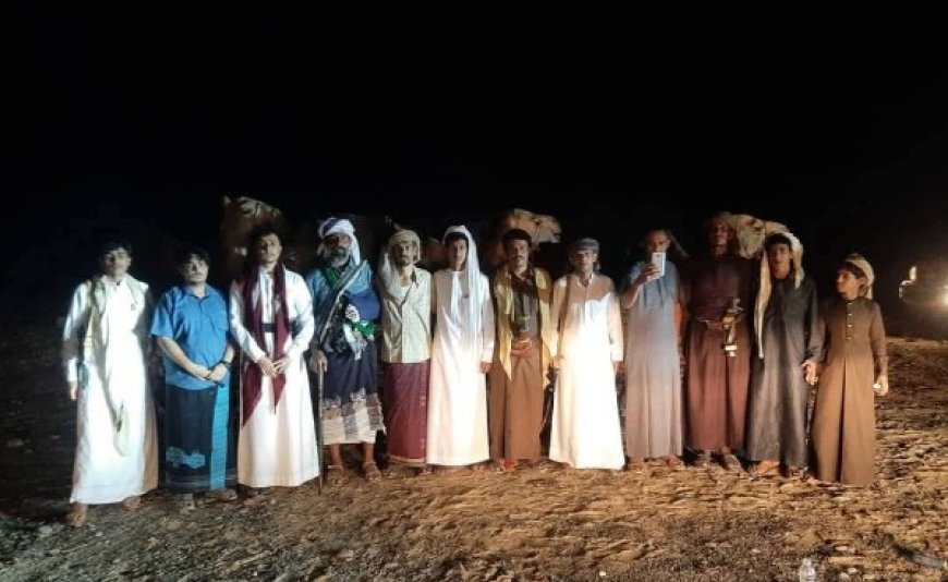رحالة شبوة يصلون إلى الغيضة على ظهور الإبل..