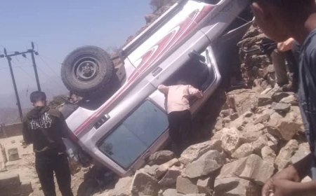 عاجل:إصابة بالغة لعروسة جراء حادث مروع في لحج(صورة أولية )