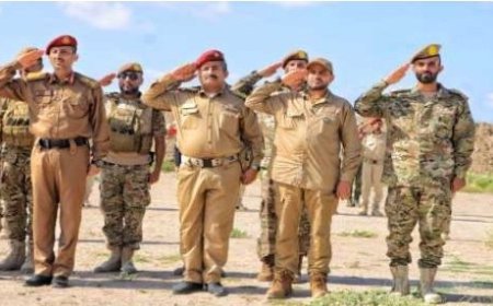 وفد عسكري يثمن للواء الشرطة العسكرية الجنوبية واللواء الخامس حماية رئاسية.واجباتهم العسكرية والوطنية....