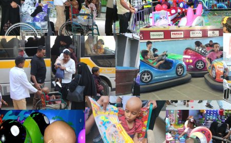 السلطة المحلية بعدن تنظم رحلة ترفيهية للأطفال المصابين بالأورام