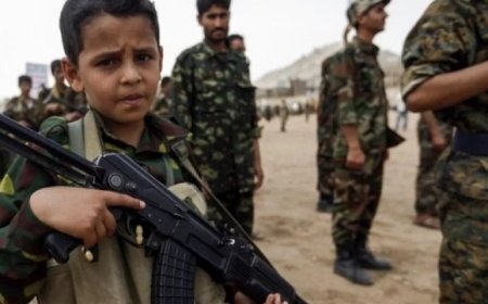 الميليشيات الحو,,ثية ..تطلق حملة جديدة لتجنيد الاطفال....
