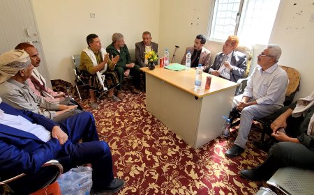 رئيس محكمة إستئناف محافظة لحج يزور مديرية المقاطرة...