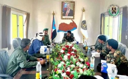 برئاسة الصبيحي اجتماع أمني في الصبيحة يعزز ضمان الاستقرار في المضاربة ورأس العارة....