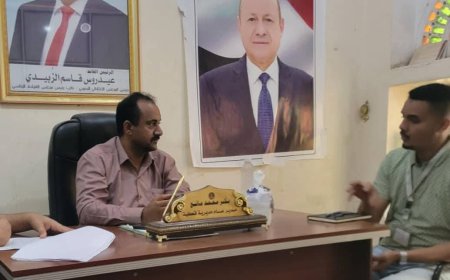 مدير عام قعطبة يلتقي مع منظمة زواء لمناقشة تدخلاتها في مشاريع المياه والأمن الغذائي، والتحويلات النقدية بالمديرية