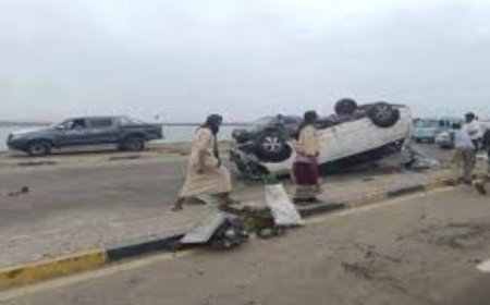 شرطة السير في مناطق الحكومة الشرعية تسجل نحو 200 وفاة وإصابة في حوادث مرورية خلال النصف الأول من أبريل الجاري ..