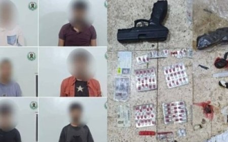 الحزام الأمني في العاصمة عدن يطيح بعصابة مخدرات...