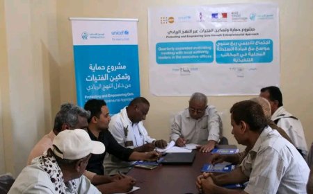 القاضي يشيد بجهود مؤسسة الوصول الإنساني في دعم المشاريع التنموية بحيس...