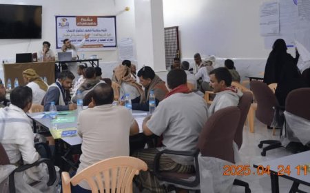 منظمة "شهود" لحقوق الإنسان تُنهي دورة تدريبية لتأهيل 30 ناشطاً حقوقياً في مأرب ..