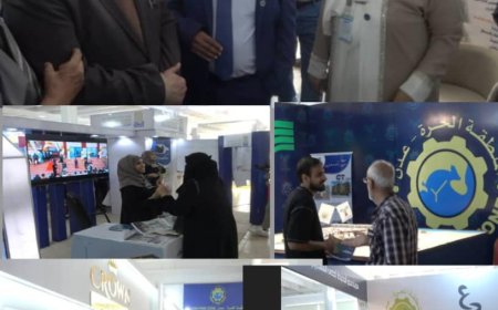 منطقة الحرة تبرز في معرض عدن للبناء 2025 بمشاريع استثمارية ناجحة  ..
