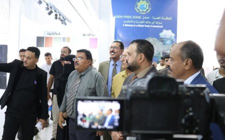 وزير الأشغال يفتتح معرض عدن الثاني للإعمار والبناء 
