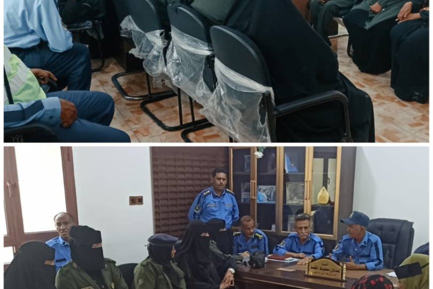 شرطه سير عدن/ تنظم ورشه تعريفية لقواعد المرور لعدد من افراد الشرطه النسائية