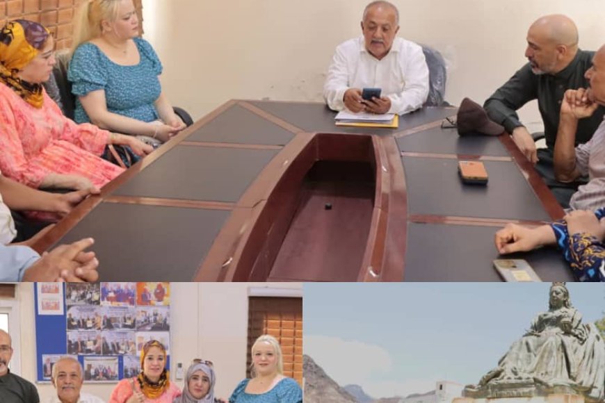 وفد جزائري يزور نقابة الصحفيين والإعلاميين الجنوبيين