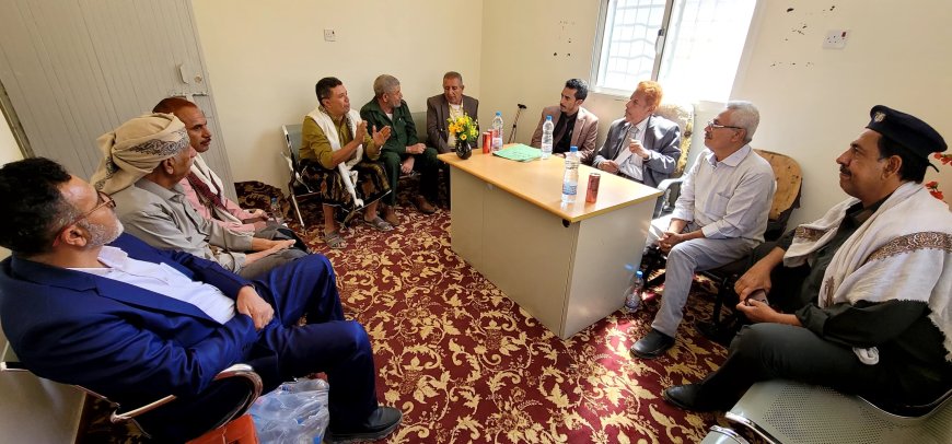 رئيس محكمة إستئناف محافظة لحج يزور مديرية المقاطرة...