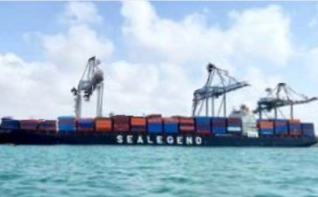 عاجل:وصول باخرة عملاقة إلى ميناء عدن(صورة)