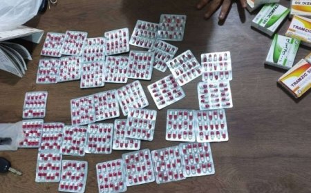 حزام العاصمة عدن الأمني بضبط صيدلية تبيع أدوية مخدرة...