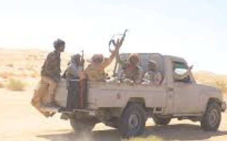 قوات العمالقة تتصدى لهجمات حو,,ثية جنوب مأرب..