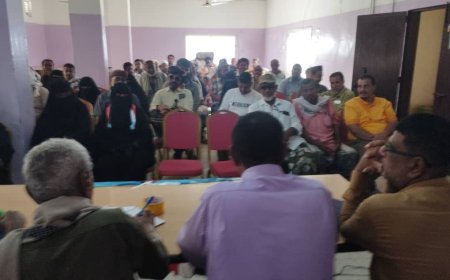 انتقالي خنفر بأبين يعقد اجتماعه الدوري للفصل الأول من العام الجاري