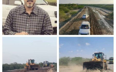 تواصل أعمال ترميم طريق أبين الدولي بدعم من العميد ناصر عبدربه هادي وإشراف فريق مجتمعي