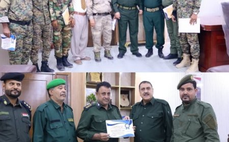 مدير شرطة العاصمة عدن يكرم مديري شرطة المنصورة والقاهرة وعدد من أفراد الشرطة..