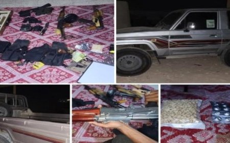 ضبط عصابة لترويج المخدرات في الغيضة بمحافظة المهرة....