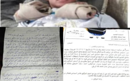 الطفل إبراهيم المحرق خلف قضبان سجن تعز المركزي منذ عامين.. بلا تهمة ولا محاكمة...