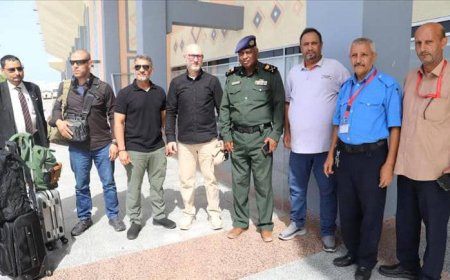 لتعزيز التعاون الأمني وفد من منظمة الشرطة الجنائية الدولية يصل إلى العاصمة عدن ..