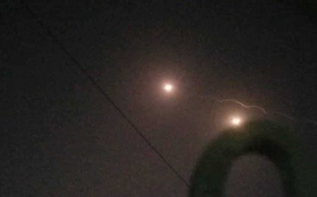 عاجل:شاهد صورة أولية..حدث أمني في سماء صعدة يُشتبه بأنه إسقاط طائرة مسيّرة