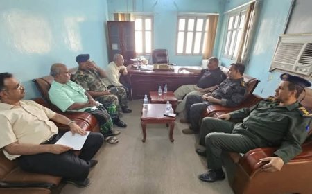 لقاء تشاوري حول آليه تنظيم العمل بين النيابة العامة والأجهزة الأمنية  في محافظة حضرموت...