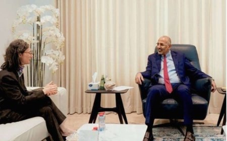 عضو الرئاسي الزُبيدي يناقش مع سفيرة فرنسا مستجدات الوضع الإنساني