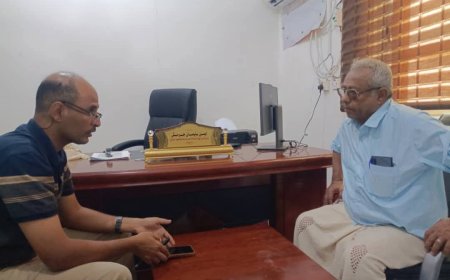 مدير هيئة الأراضي في الحديدة يبحث مع مدير مديرية حيس جهود الحد من الاعتداءات على الأراضي العامة