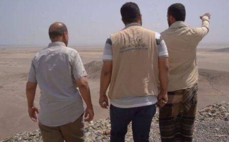تعز .بتمويل طارق صالح.. الخلية الإنسانية تجهز مشروعا لتوفير المياه في ذو باب المندب