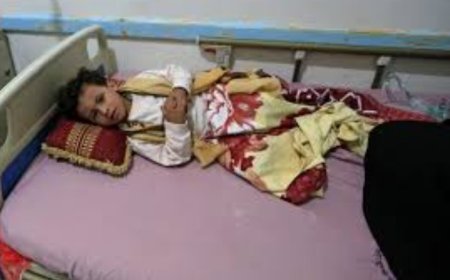 مصدر رسمي يؤكد أن محافظة تعز سجلت 835 حالة إصابة بالحصبه بينها 5 وفيات ....