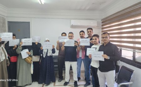 وقفة احتجاجية  للطلاب اليمنيين المبتعثين في مصر