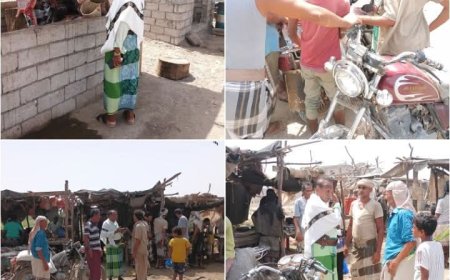 مدير صندوق النظافة بالحديدة ينفذ جولة توعوية في الخوخة للتأكيد على أهمية النظافة العامة..