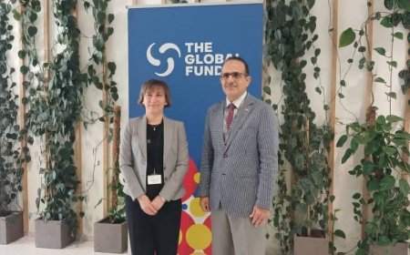 وزير الصحة يبحث مع الصندوق العالمي تعزيز الشراكة لمواجهة التحديات الصحية