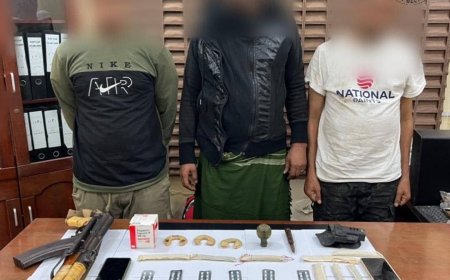 مكافحة المخدرات في قوات الحزام الأمني تضبط ثلاثة متهمين بحوزتهم مخدرات ومتفجرات بعدن